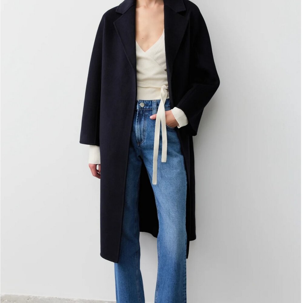 The Curated Coat Navy